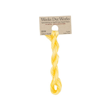 Weeks Dye Works 2218 Sally's Sunshine - 6 Strand Embroidery Floss, Image