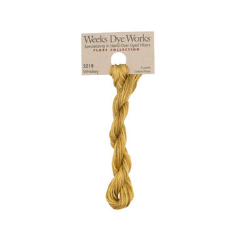 Weeks Dye Works 2219 Whiskey - 6 Strand Embroidery Floss, Image