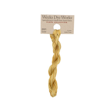 Weeks Dye Works 2221 Gold - 6 Strand Embroidery Floss, Image