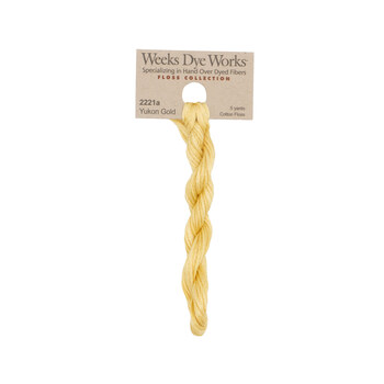 Weeks Dye Works 2221a Yukon Gold - 6 Strand Embroidery Floss, Image