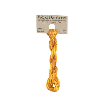 Weeks Dye Works 2225 Marigold - 6 Strand Embroidery Floss, Image