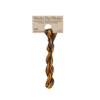 Weeks Dye Works 2229 Jack-o-Lantern - 6 Strand Embroidery Floss, Image