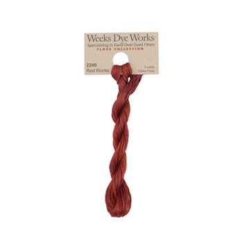 Weeks Dye Works 2240 Red Rocks - 6 Strand Embroidery Floss, Image