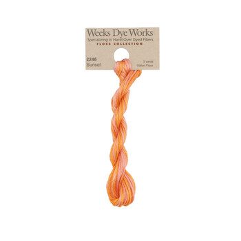 Weeks Dye Works 2246 Sunset - 6 Strand Embroidery Floss, Image