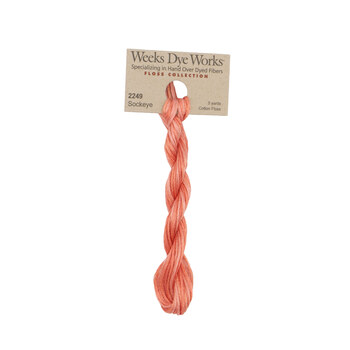 Weeks Dye Works 2249 Sockeye - 6 Strand Embroidery Floss, Image