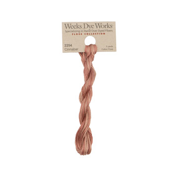 Weeks Dye Works 2254 Cinnabar - 6 Strand Embroidery Floss, Image
