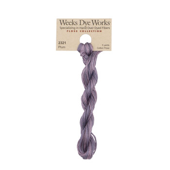 Weeks Dye Works 2321 Plum - 6 Strand Embroidery Floss, Image