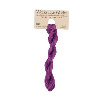 Weeks Dye Works 2329 Purple Majesty - 6 Strand Embroidery Floss, Image