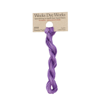 Weeks Dye Works 2333 Peoria Purple - 6 Strand Embroidery Floss, Image
