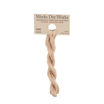 Weeks Dye Works 3500 Sand - 6 Strand Embroidery Floss, Image