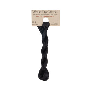 Weeks Dye Works 3910 Mascara - 6 Strand Embroidery Floss, Image