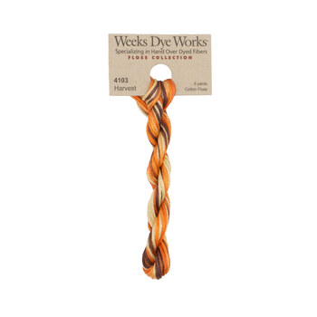 Weeks Dye Works 4103 Harvest - 6 Strand Embroidery Floss, Image