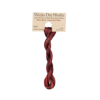 Weeks Dye Works 4121 Indian Summer - 6 Strand Embroidery Floss, Image