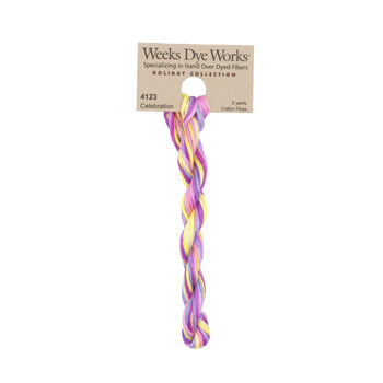 Weeks Dye Works 4123 Celebration - 6 Strand Embroidery Floss, Image