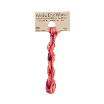 Weeks Dye Works 4153 Berry Splash - 6 Strand Embroidery Floss, Image