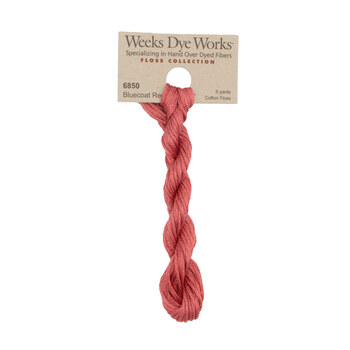 Weeks Dye Works 6850 Bluecoat Red - 6 Strand Embroidery Floss, Image
