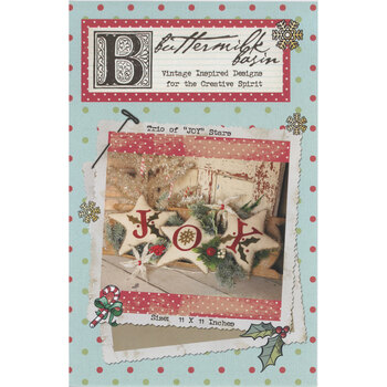 Trio of "JOY" Stars Pattern, Image