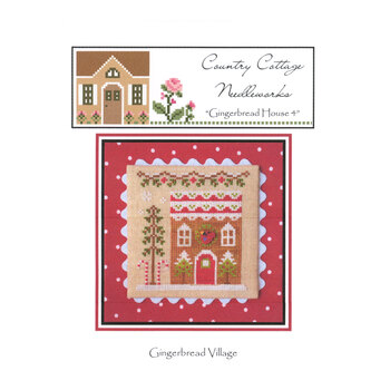 Gingerbread Village - Gingerbread House 4 Cross Stitch Pattern, Image