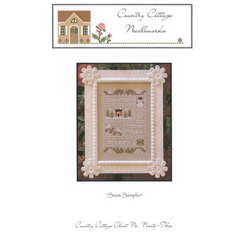 Country Cottage Chart - 93 -  Snow Sampler Cross Stitch Pattern, Image