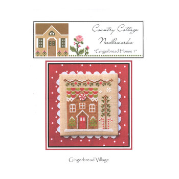 Gingerbread Village - Gingerbread House 1 Cross Stitch Pattern, Image