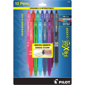 Frixion Clicker Pen Assortment - .7mm 12 pack, Image