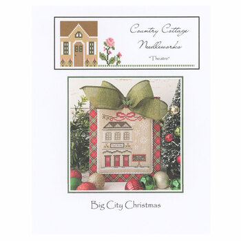 Big City Christmas - Theater Cross Stitch Pattern Country Cottage Needleworks Pattern, Image
