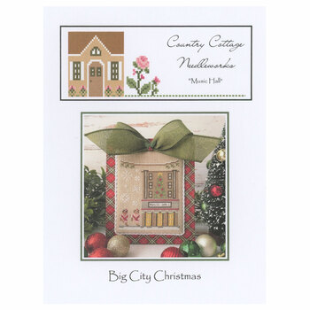 Big City Christmas - Music Hall Cross Stitch Pattern Country Cottage Needleworks Pattern, Image