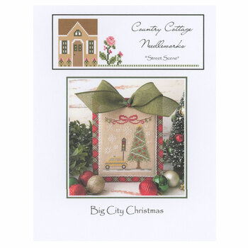 Big City Christmas - Street Scene Cross Stitch Pattern Country Cottage Needleworks Pattern, Image
