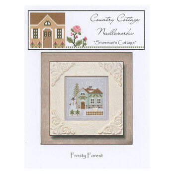 Frosty Forest - Snowman's Cottage Cross Stitch Pattern Country Cottage Needleworks Pattern, Image