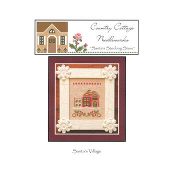 Santa's Village - Santa's Stocking Store Cross Stitch Pattern Country Cottage Needleworks Pattern, Image