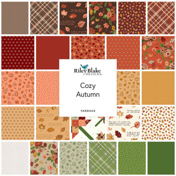 Cozy Autumn  Yardage by Beverly McCullough for Riley Blake Designs, Image