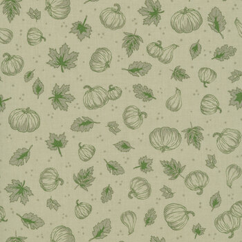 Cozy Autumn C17872-MEADOW Pumpkins by Beverly McCullough for Riley Blake Designs