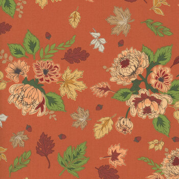 Cozy Autumn C17870-RUSTY Main by Beverly McCullough for Riley Blake Designs