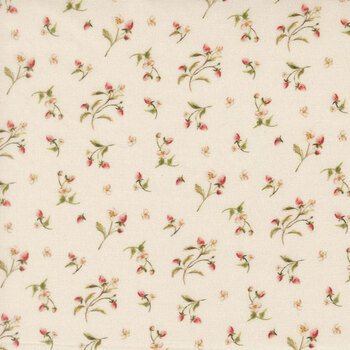 Fable & Fern 40063-11 Eggshell Berry & Bramble by Watercolour Heart for Moda Fabrics, Image