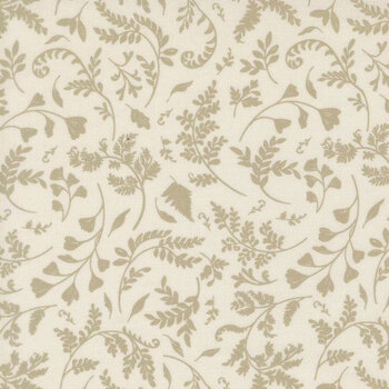 Fable & Fern 40064-11 Eggshell Fern Trail by Watercolour Heart for Moda Fabrics, Image