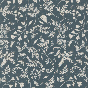 Fable & Fern 40064-15 Indigo Fern Trail by Watercolour Heart for Moda Fabrics, Image