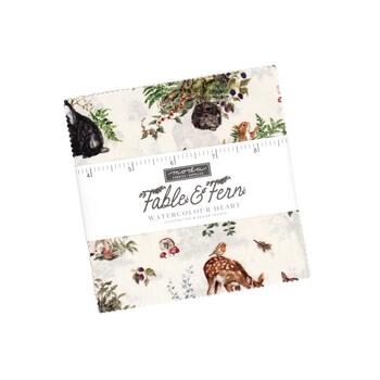 Fable & Fern  Charm Pack by Watercolour Heart for Moda Fabrics - RESERVE, Image