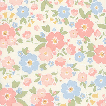 Handmade Sweetness 31790-11 Porcelain Vintage Blooms by Heather Briggs for Moda Fabrics
