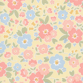 Handmade Sweetness 31790-12 Butter Vintage Blooms by Heather Briggs for Moda Fabrics