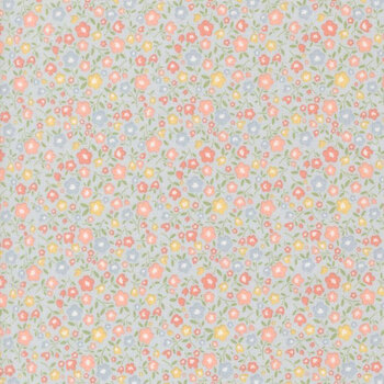 Handmade Sweetness 31791-22 Sky Bitty Blossoms by Heather Briggs for Moda Fabrics, Image