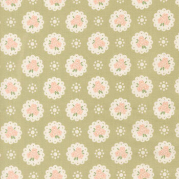 Handmade Sweetness 31792-19 Pear Doily by Heather Briggs for Moda Fabrics, Image