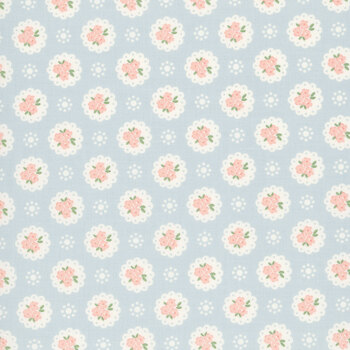 Handmade Sweetness 31792-22 Sky Doily by Heather Briggs for Moda Fabrics