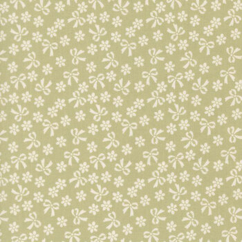 Handmade Sweetness 31793-19 Pear Bows & Daisies by Heather Briggs for Moda Fabrics, Image
