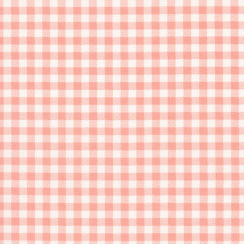 Handmade Sweetness 31797-17 Peach Checks by Heather Briggs for Moda Fabrics