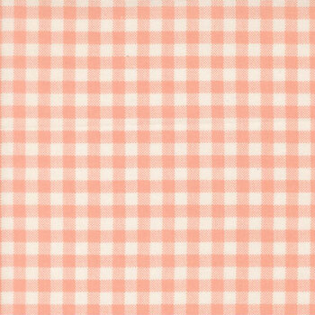 Handmade Sweetness 31797-17 Peach Checks by Heather Briggs for Moda Fabrics, Image