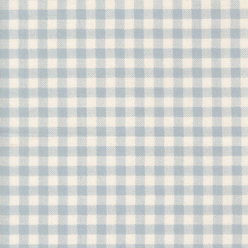 Handmade Sweetness 31797-23 Powder Blue Checks by Heather Briggs for Moda Fabrics, Image