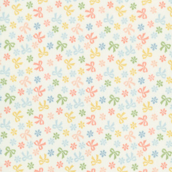 Handmade Sweetness Quilting Cuddle 31793-11QC Porcelain Bows & Daisies by Heather Briggs for Moda Fabrics