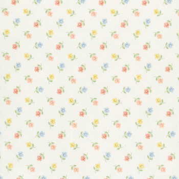 Handmade Sweetness Quilting Cuddle 31794-11QC Porcelain Posies by Heather Briggs for Moda Fabrics