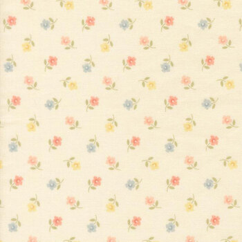Handmade Sweetness Quilting Cuddle 31794-11QC Porcelain Posies by Heather Briggs for Moda Fabrics, Image