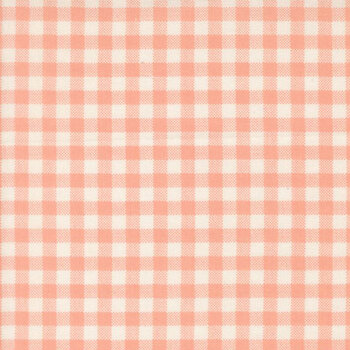 Handmade Sweetness Quilting Cuddle 31797-17QC Peach Checks by Heather Briggs for Moda Fabrics, Image